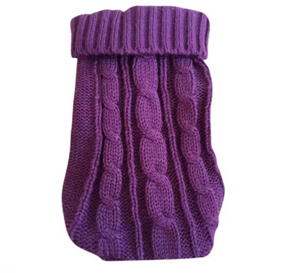 CozyTail Knit Dog Sweater