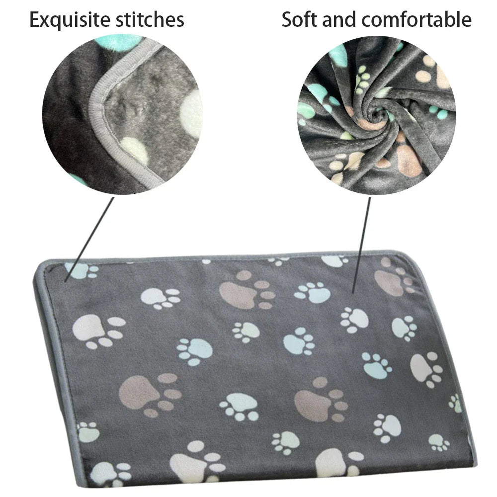 CozyPaw Cartoon Pet Blanket