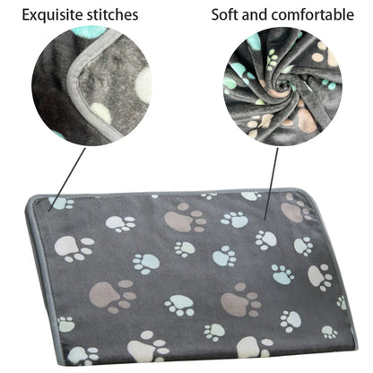 CozyPaw Cartoon Pet Blanket