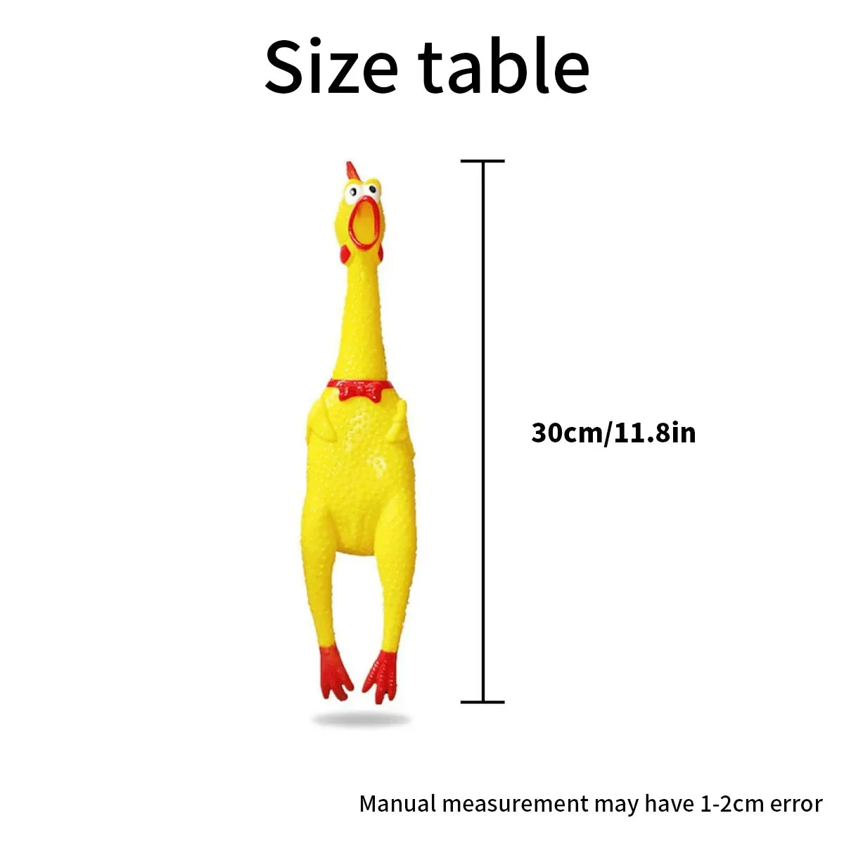 Rubber Chicken Dog Toy