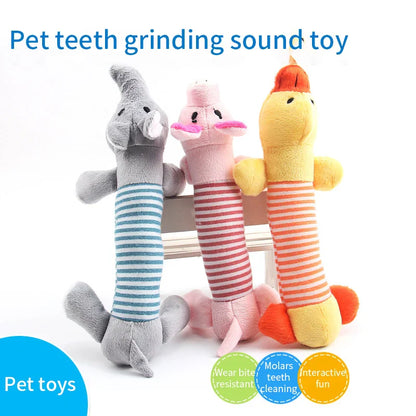 PupSqueak Plush Chew Dog Toy