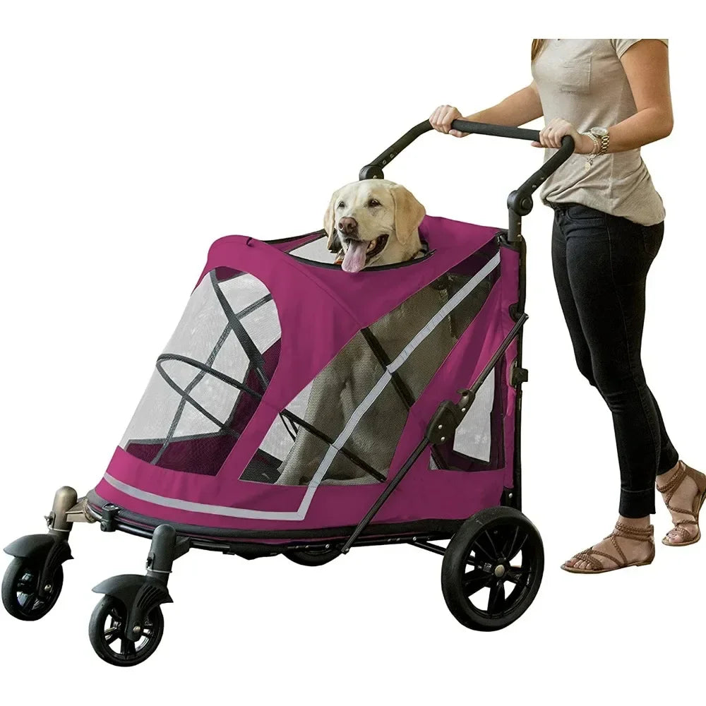 PawRide Double Entry Pet Stroller