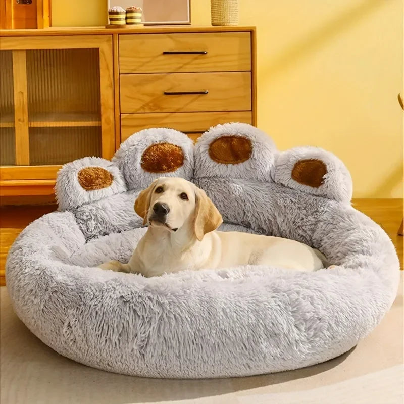 CozyPaw Paw-Shaped Pet Bed