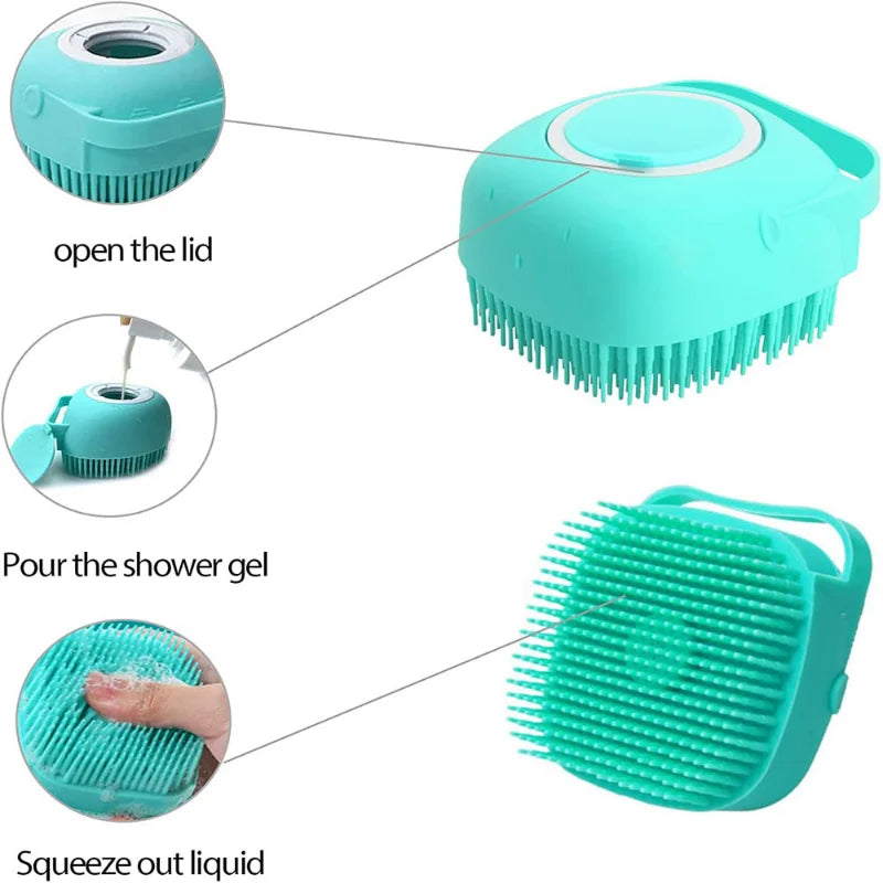 PawScrub Pet Bath Brush