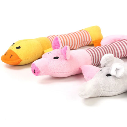 PupSqueak Plush Chew Dog Toy