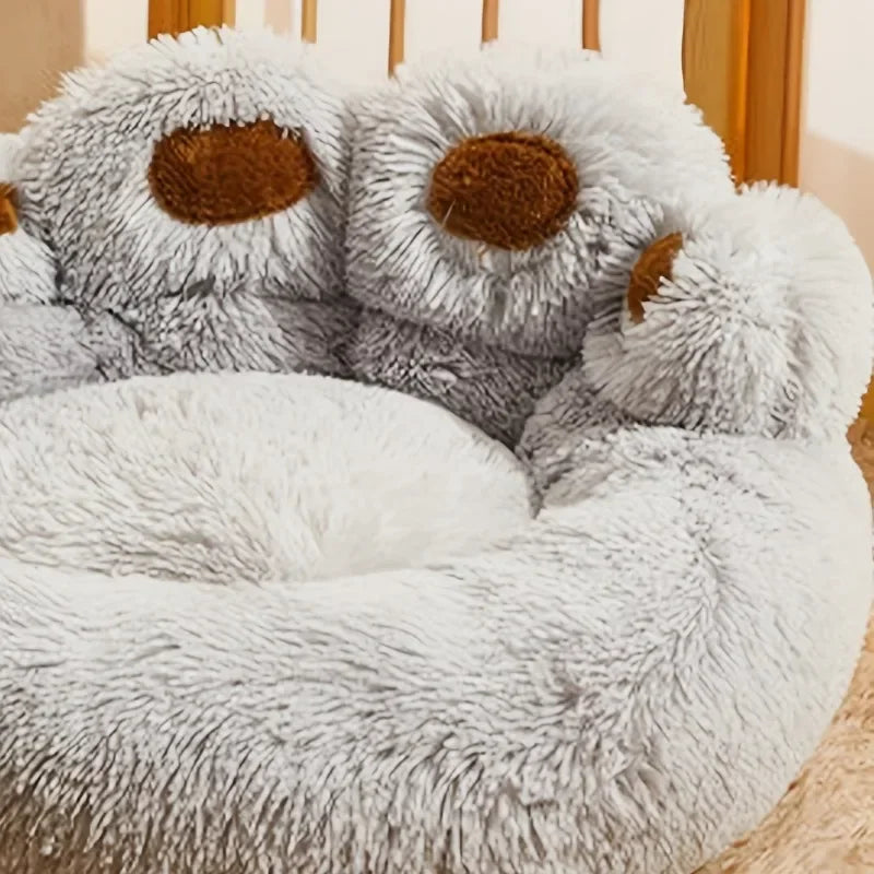 CozyPaw Paw-Shaped Pet Bed