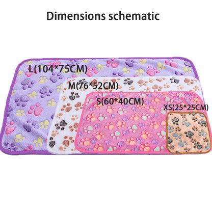 CozyPaw Cartoon Pet Blanket
