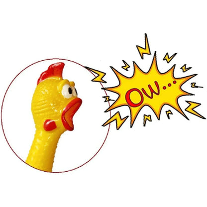 Rubber Chicken Dog Toy