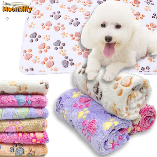 CozyPaw Cartoon Pet Blanket