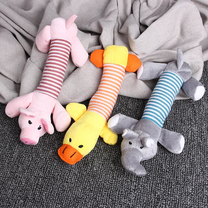 PupSqueak Plush Chew Dog Toy