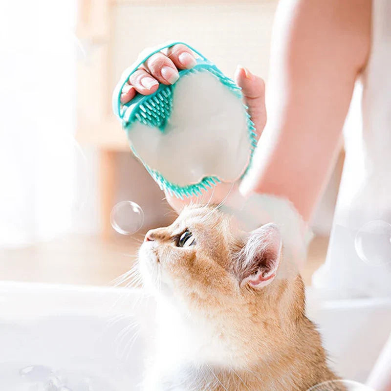 PawScrub Pet Bath Brush