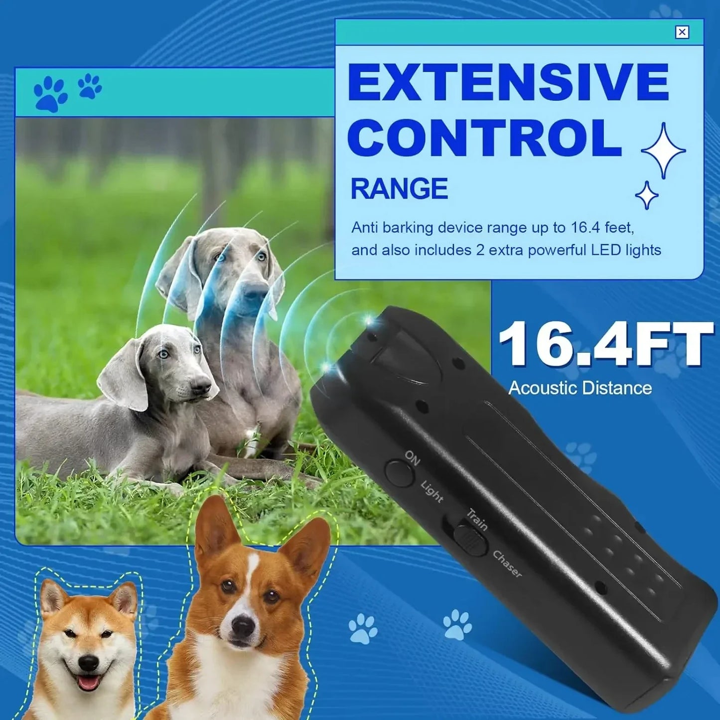 PawShield Ultrasonic Dog Repeller