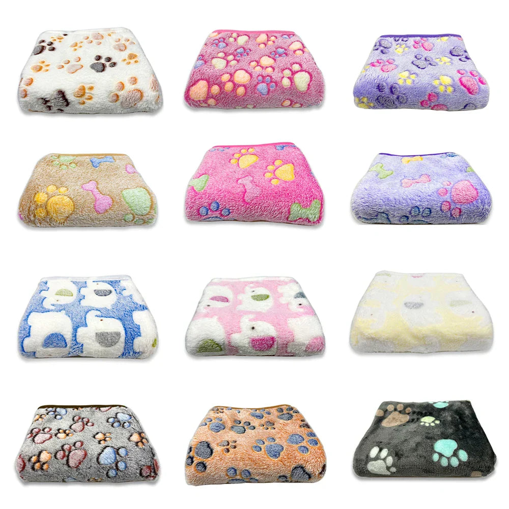 CozyPaw Cartoon Pet Blanket