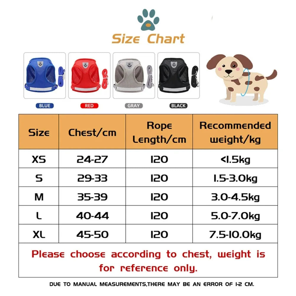 Reflective Cat Harness Set