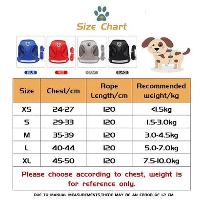 Reflective Cat Harness Set