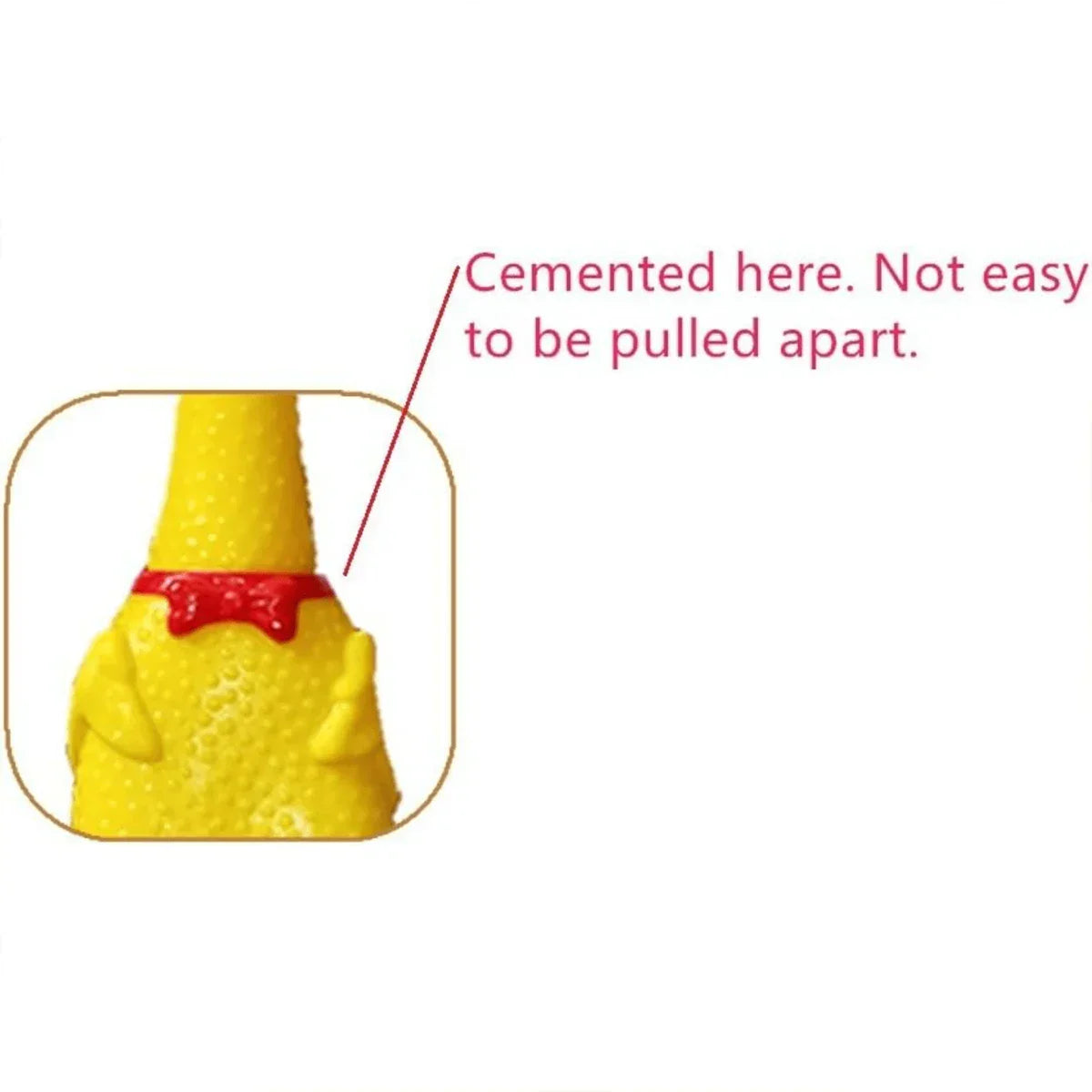 Rubber Chicken Dog Toy