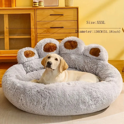 CozyPaw Paw-Shaped Pet Bed