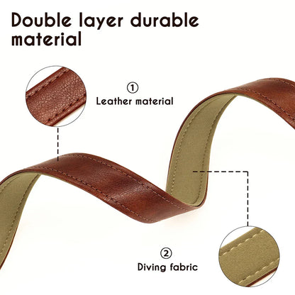PawGrip Leather Training Leash