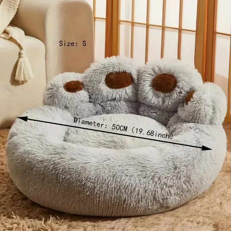 CozyPaw Paw-Shaped Pet Bed