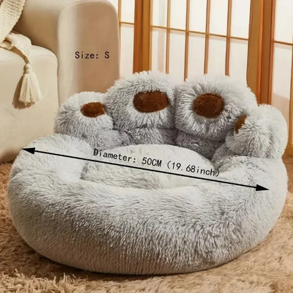 CozyPaw Paw-Shaped Pet Bed
