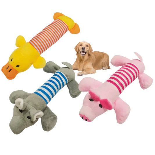 PupSqueak Plush Chew Dog Toy