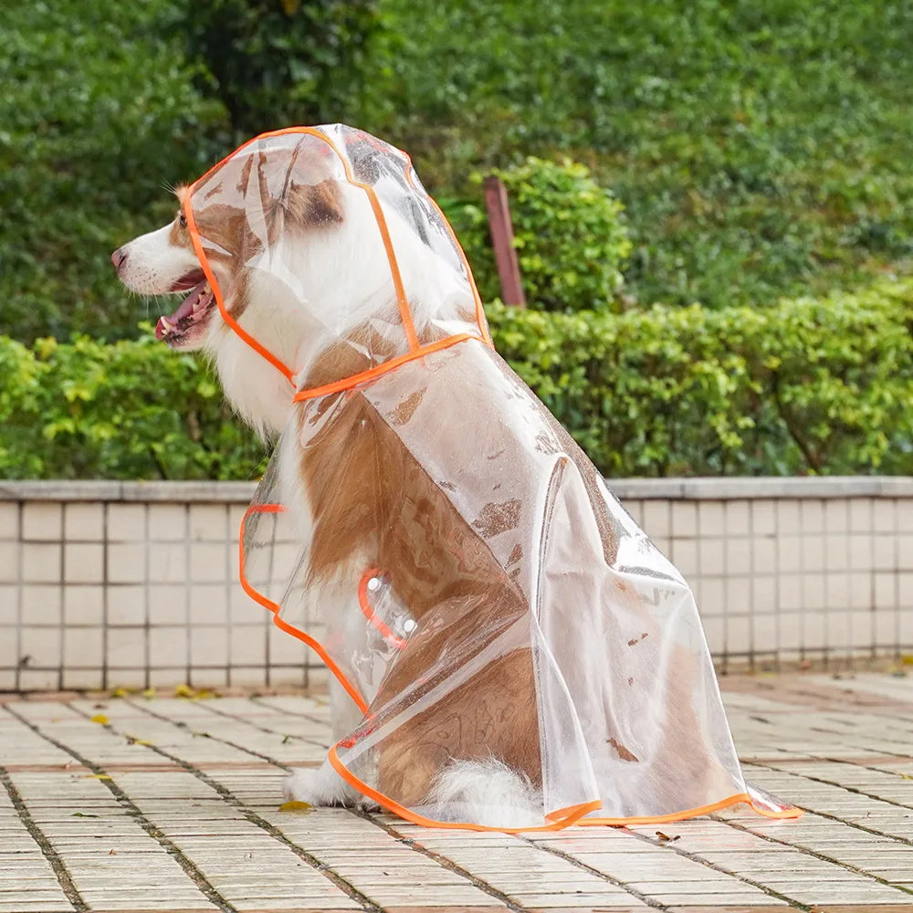 PawRain Hooded Dog Raincoat